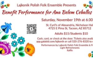 Lajkonik Polish Folk Ensemble presents: Benefit Performance for Ana Belem Ceballos