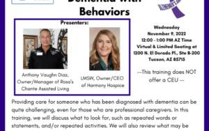 Food for Thought - Understanding Dementia with Behaviors