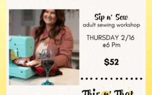 Sip n' Sew (Adults 21+)