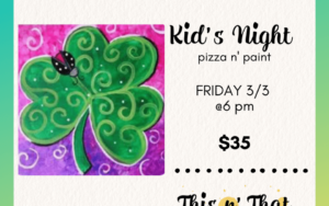 Kids Night Paint n' Pizza Night