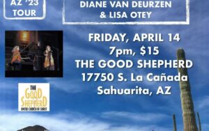 Diane Van Deurzen & Lisa Otey at The Good Shepherd!