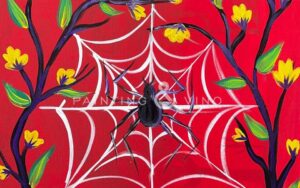 Spider Paint and Sip at Reforma Modern Mexican – St Philip's Plaza